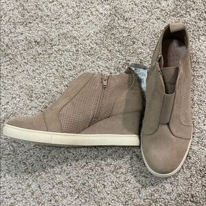 Tan Suede Slip-On Sneakers- NWT